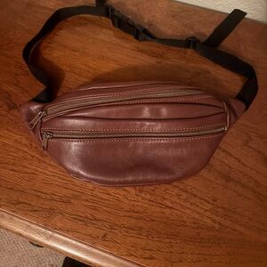 Genuine Leather Belt Bag